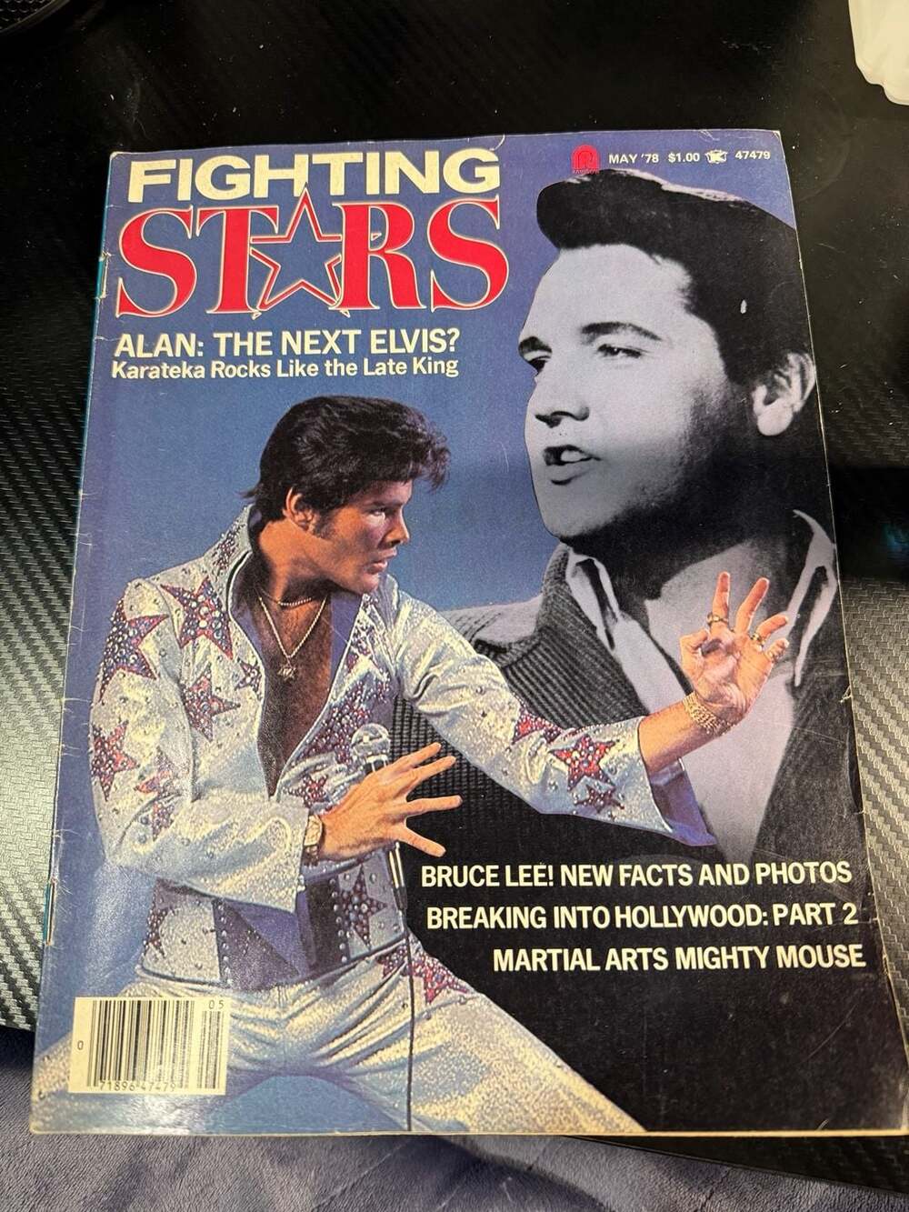 Fighting Stars Magazine May 1978 Elvis Presley & Bruce Lee